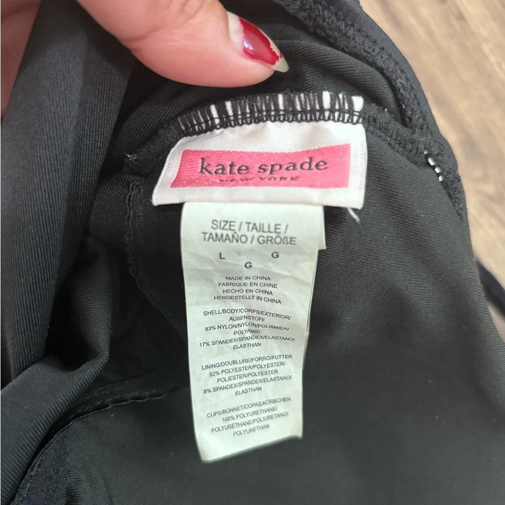Kate Spade Daisy Buckle Elegant Black Garment